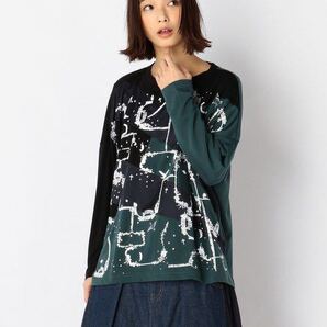美品◆フラボア FRAPBOIS カゲエテツドウカットソー 長袖T ロンT◆サイズ2