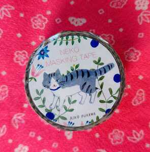 猫柄　猫雑貨　猫グッズ　マスキングテープ　おしゃれ　可愛い　Aiko Fukawa 北欧　ねこ　ネコ　cat