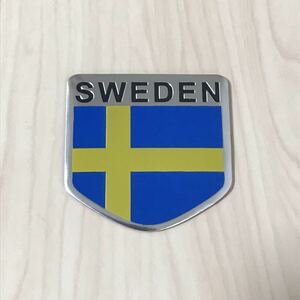エンブレム アルミ 【スウェーデン】SWEDEN Volvo ボルボ SAAB サーブ Koenigsegg ケーニグセグ Josse ヨッセ スカニア