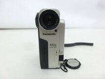 【O-0378】パナソニック デジカム Panasonic MiniDV NV-C1 ビデオカメラ 100x ジャンク【千円市場】_画像2