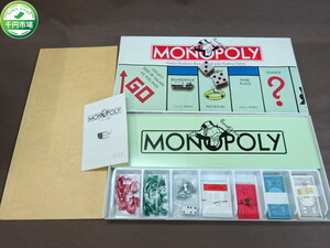 【K-6065】モノポリー ボードゲーム TOMY トミー MONOPOLY 卓上 パーティー 現状品【千円市場】