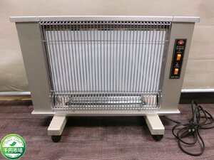 【O-0493】サンルミエ 暖炉型速暖 遠赤外線暖房器 パネルヒーター 電気ヒーター 通電確認 現状品【千円市場】