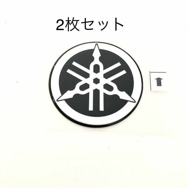 ヤマハ 音叉マーク エンブレム ３５ｍｍ ビトロ 2枚セット