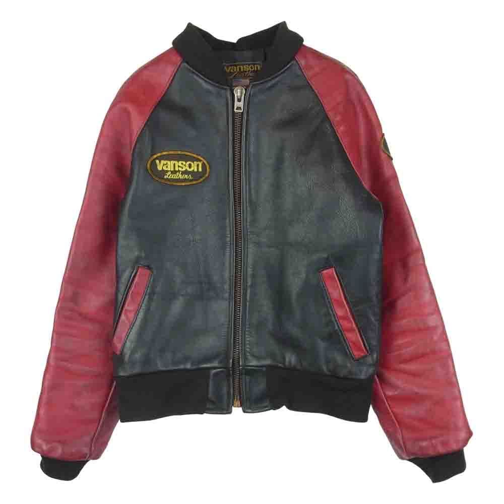VANSON スタジャン レザーライダース チームジャケット TJV 34 www.hma
