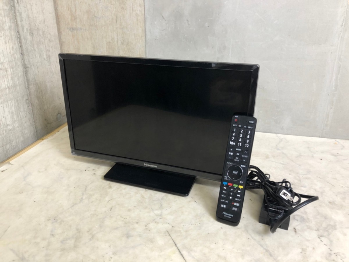 美品】 ☆Hisence/ハイセンス☆ 24v型ハイビジョン 液晶テレビ 2020年製 24A50 JQ10773 リモコン・電源ケーブル有 電源コード for Hisense ハイセンス 液晶テレビ ケーブル 配線 1.2m