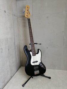 NG040100 Ferma フェルマ テレキャスタータイプ エレキギター 黒系 動作品 4弦 ベース 本体のみ