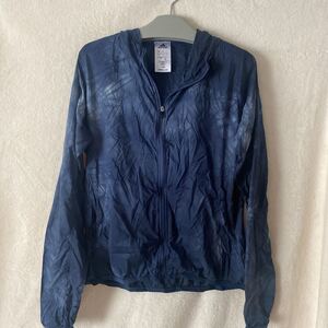 adidas ウィンドブレーカー ナイロンパーカー Mサイズ レア加工