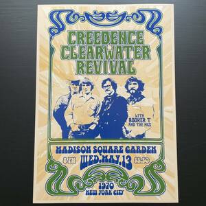 ポスター★CCR（Creedence Clearwater Revival）1970年 ツアー マジソンスクエアガーデン★ジョン・フォガティ/スージーQ