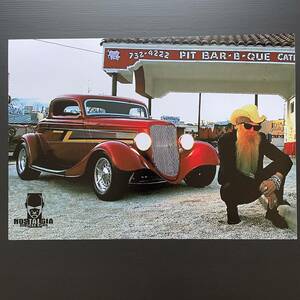 ポスター★ZZ TOP ビリー・ギボンズ＆エリミネーター ポスター★Billy Gibbons/Eliminator/Ford/Hot Rod/ホットロッド