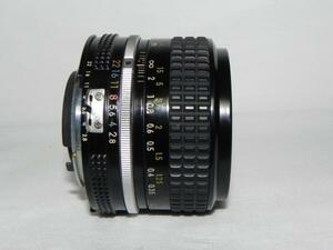 **中古品　 Nikon Ai NIKKOR 35mm F2.8レンズ