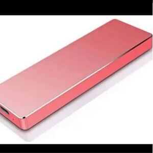 1TB,赤 超薄型外付けHDDハードディスクポータブルHDD