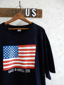 ビッグサイズ！美品！アメリカ星条旗ビンテージＴシャツＵＳＡ製アメリカ米国コットン１００ヴィンテージＶＩＮＴＡＧＥ国旗