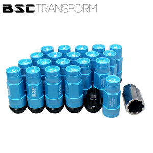 BSC Transform Transform Net Neg из 20 [Solid Blue] Размер гайки M12XP1.25