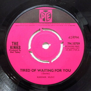 KINKS-Tired Of Waiting For You (UK Orig.Round Center)