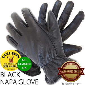 NAPA GLOVE 815　サイズXL　プレーン グローブ（ブラック　黒　ナパ　バイク　アウトドア