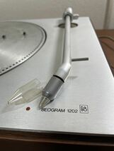  B&O Bang&Olufsen レコードプレーヤー BEOGRAM 1202 通電確認済み ジャンク扱い_画像6