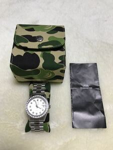 美品 送料込み A BATHING APE ラインストーン BAPEX SILVER アベイシングエイプ ラインストーン ベイペックス BUSY WORK SHOP購入正規品