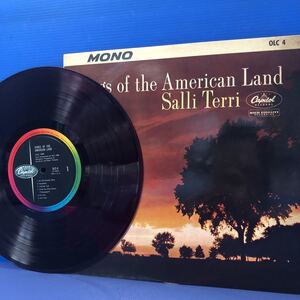 Salli Terri サリー・テリー 峠のわが家(アメリカの歌) Songs of the American Land 赤盤 10インチ LP レコード 5点以上落札で送料無料A