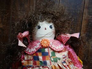  Showa Retro handmade . doll 042101 20XH42D15CM