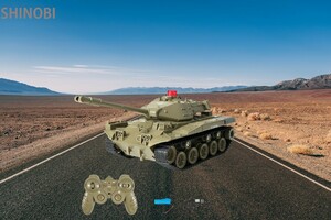 1/30 戦車 タンク 軍用車両 装甲戦闘車両 RC ラジコンカー 2.4Ghz無線操作 オフロード・オンロード走行 自動デモンストレーション機能 