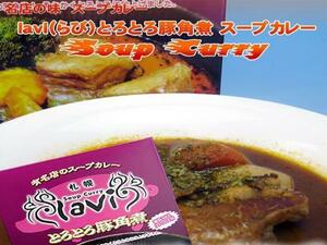 【北海道グルメマート】札幌人気スープカレー店 lavi とろとろ豚角煮スープカレー 中辛