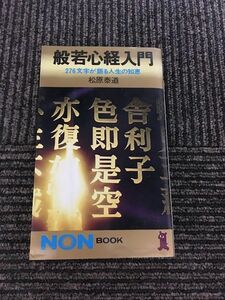 般若心経入門 276文字が語る人生の知恵 / 松原泰道