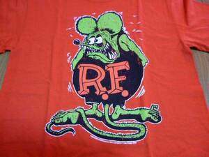 新品 ラットフィンク 定番 Tシャツ m ratfink ホットロッド スケーター アメ車 バイク ロック パンク mooneye