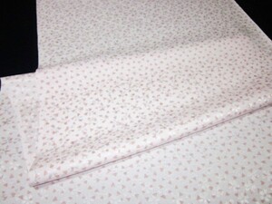 【京わぎれ】東レシルック長襦袢はぎれ 鱗散らし 薄ピンク 替え袖用2.2m①