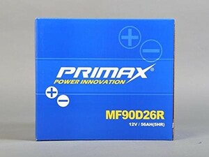 送料無料　新品　限定特価　PRIMAX　90D26R　55D～90D26R　適合バッテリー