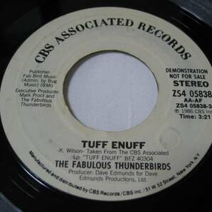 【7”】 THE FABULOUS THUNDERBIRDS / ●白プロモ● TUFF ENUFF US盤 ファビュラス・サンダーバーズ タフ・イナフ JIMMIE VAUGHANの画像1