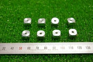 【MFP-0027】　四角ナット　角10mm　厚さ5mm　M3　8個セット