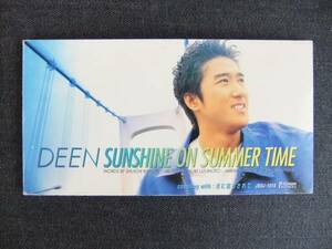 CDシングル8㎝-3　　　　　DEEN　　SUNSHINE ON SUMMER TIME　　　ディーン　音楽　歌手　同梱発送可能　ロックバンド