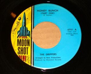 SOUL FUNK 45 ★★ THE DRIPPERS - HONEY BUNCH Pt. 1 & 2（MOON SHOT）★★ ソウル ファンク シングル盤