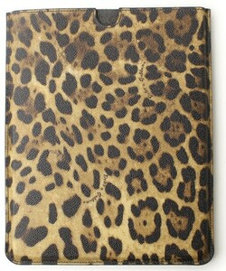 DOLCE&GABBANA Dolce and Gabbana D&G Dolce&Gabbana * leopard print Leopard iPAD iPad case * leopard 