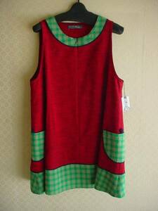 [ special price! Kurume . sleeveless tunic . fat ( deep . color ) cotton 100% made in Japan new goods ]