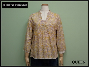  free shipping LA MARINE FRANCAISE pull over blouse ^ La Marine Francaise / smock shirt /22*4*4-1