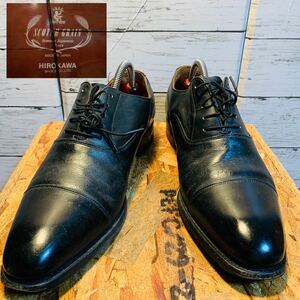 843) SCOTCH GRAIN スコッチグレイン ストレートチップ 黒 25cm 革靴