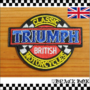 英国 インポート ワッペン パッチ TRIUMPH トライアンフ ROCKERS ロッカーズ CAFE RACER カフェレーサー ACE エース イギリス UK GB 346