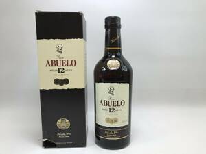 RON ABUELO 12y/ long Abu ero12 year box attaching 40% 700ml not yet . plug / storage goods 159275-251