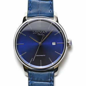ロックマン LOCMAN 腕時計 武田双雲コラボモデル オートマティック 0255A02A-00BLNKPB 自動巻 ブルー 青文字盤 メンズ 男性用 未使用品
