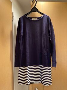 ★長袖カットソー ボーダーTシャツ カットソー ネイビー Lサイズ 新品未使用