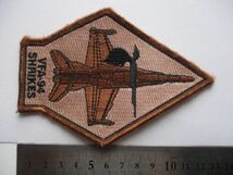 【送料無料】アメリカ空軍 VFA-94 SHRIKESパッチ刺繍ワッペン/第94戦闘攻撃飛行隊エアフォース米軍ミリタリーUSNアメリカ軍U.S. Army M20_画像6