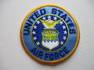 【送料無料】アメリカ空軍U.S. AIR FORCEパッチ刺繍ワッペン/G合衆国空軍エアフォース米軍ミリタリーUSA国章アメリカ軍U.S. Army白頭鷲 M19