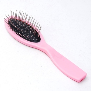 [Плата за доставку 120 иен] Brush Pink для парика Pink Static Electrication Prevention Brush Brush Wig Секции Combs Combin Kushikushi Peac