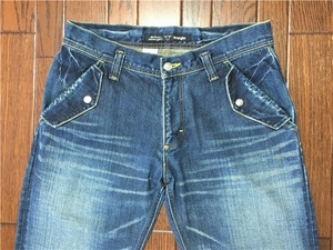  Wrangler WRANGLER.... boots cut jeans L length .. flair Denim pants zipper fly flap pocket 