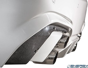 【M's】F32 F33 F36 4シリーズ (2013y-) ENERGY MOTOR SPORT リアバンパーカーボンカバー 左右 ／／ BMW エナジーモータースポーツ エアロ