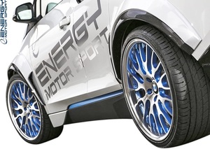 【M's】BMW i3 アイスリー (2014y-) ENERGY MOTOR SPORT スタンダードED EVOi3 オーバーフェンダー SET ／ FRP エナジーモータースポーツ
