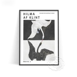 【最安保証】C1549 ヒルマ・アフ・クリント Hilma af Klint キャンバスアートポスター 50×70cm 海外製 インテリア アート 枠なし D