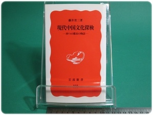 状態良/現代中国文化探検 四つの都市の物語 藤井省三 岩波書店 初版/aa9334