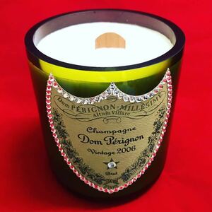  champagne candle * Don peli Vintage white 